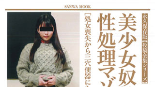 【美少女奴隷・瞳　性処理マゾの飼育記録[処女喪失から三穴便器になるまで]】が発売中です